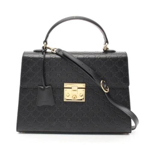 Gucci Vintage Pre-owned Laeder gucci-vskor Black, Dam