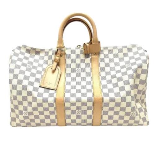 Louis Vuitton Vintage Pre-owned Tyg louis-vuitton-vskor White, Dam