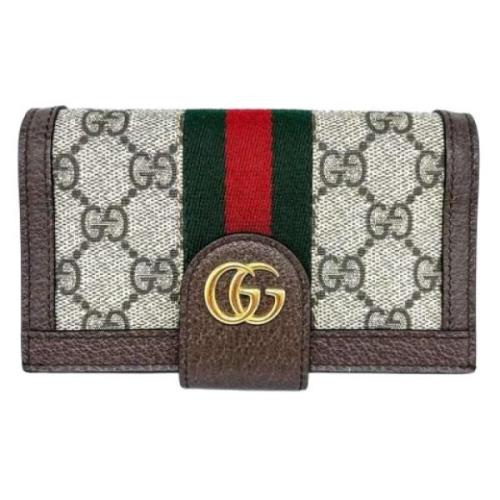 Gucci Vintage Pre-owned Tyg gucci-vskor White, Dam