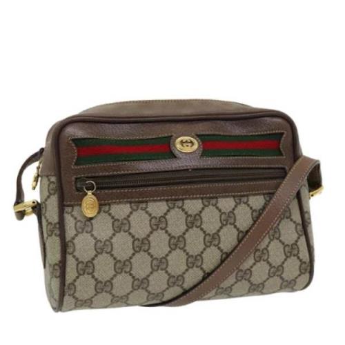 Gucci Vintage Pre-owned Laeder gucci-vskor Beige, Dam