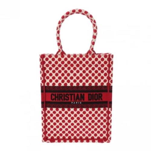 Dior Vintage Pre-owned Canvas dior-vskor Red, Dam