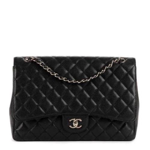 Chanel Vintage Pre-owned Laeder axelremsvskor Black, Dam