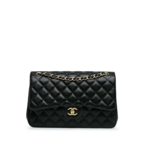 Chanel Vintage Pre-owned Laeder axelremsvskor Black, Dam