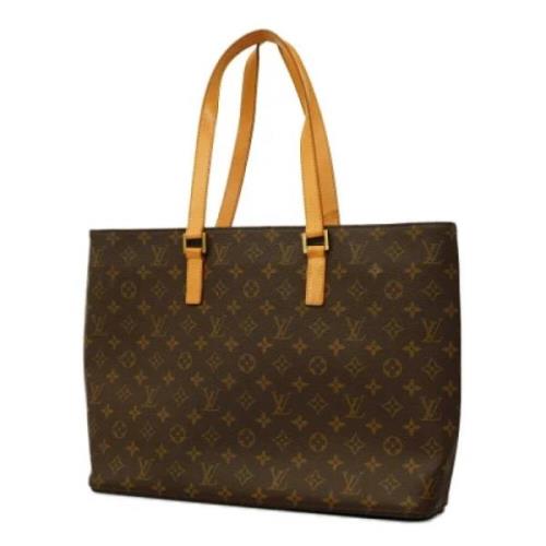 Louis Vuitton Vintage Pre-owned Tyg louis-vuitton-vskor Brown, Dam