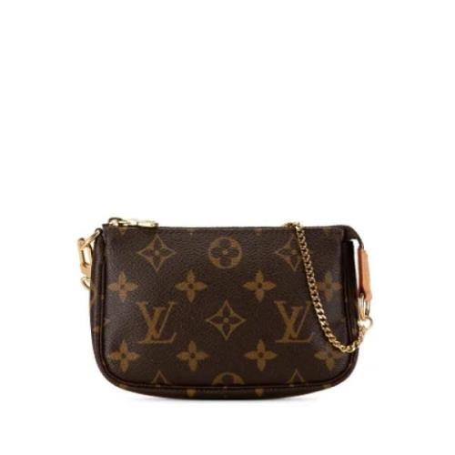 Louis Vuitton Vintage Pre-owned Canvas kuvertvskor Brown, Dam