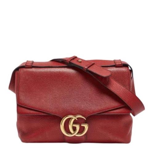 Gucci Vintage Pre-owned Laeder gucci-vskor Red, Dam