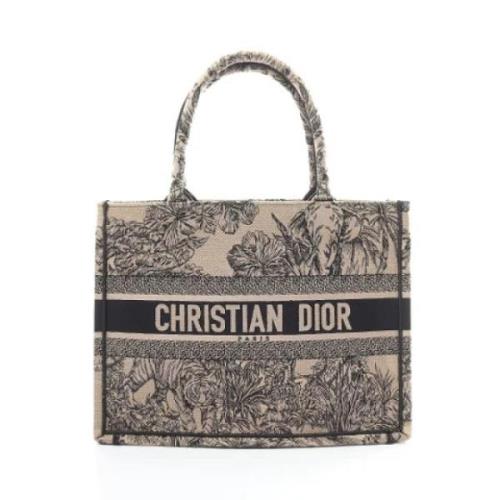 Dior Vintage Pre-owned Canvas dior-vskor Beige, Dam