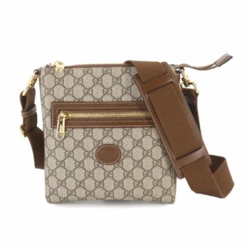 Gucci Vintage Pre-owned Laeder gucci-vskor Beige, Dam