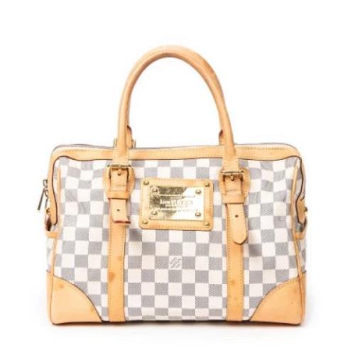 Louis Vuitton Vintage Pre-owned Belagd canvas handvskor White, Dam