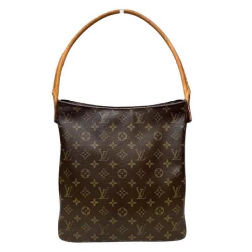 Louis Vuitton Vintage Pre-owned Tyg louis-vuitton-vskor Brown, Dam