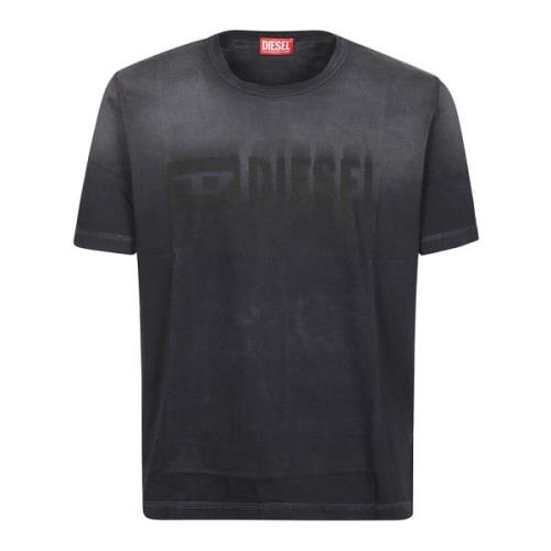 Diesel Justerbart T-shirt för män Black, Herr