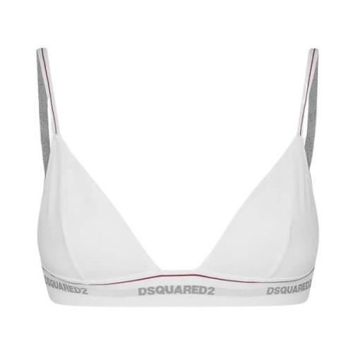 Dsquared2 Sportig Vit Triangel-BH White, Dam