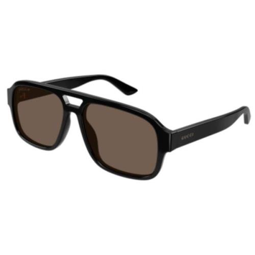 Gucci Stiliga solglasögon för modeentusiaster Black, Unisex