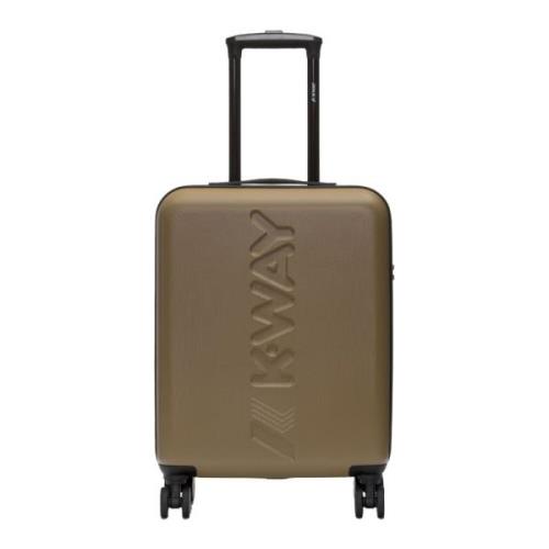 K-Way Resväskor och Trolleys Brown, Unisex