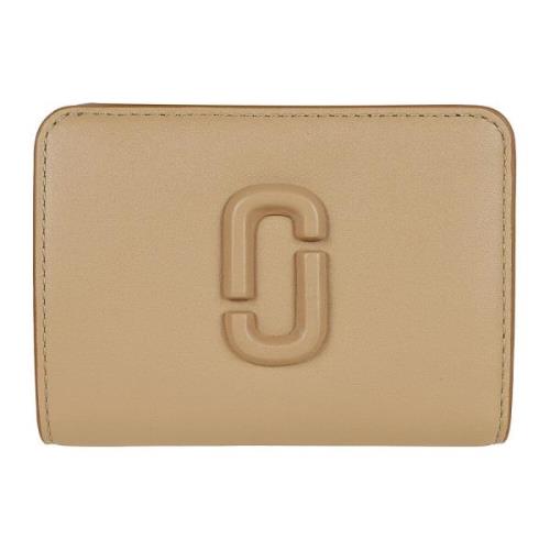 Marc Jacobs Brun Kompakt Plånbok Dam Accessoarer Beige, Dam