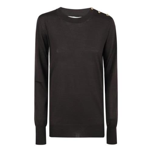 Stella McCartney Brun Ulltröja Aw24 Brown, Dam