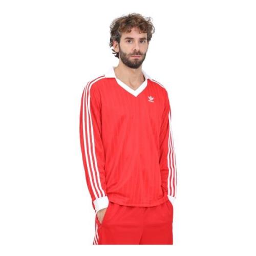 Adidas Originals Sportig Röd Långärmad T-shirt Orange, Herr