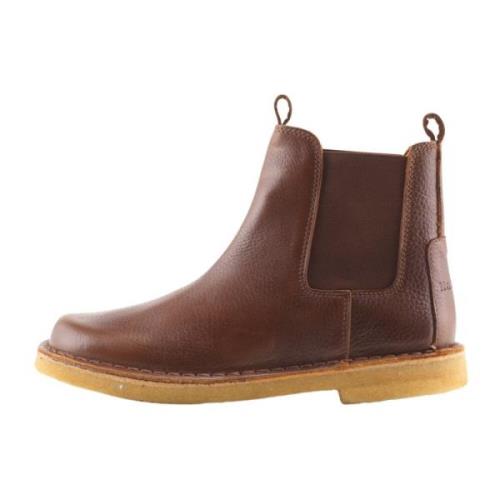 Nature Footwear Handgjord Läder Chelsea Boot - Tobacco Brown, Dam