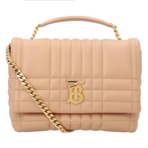 Burberry Laeder crossbodyvskor Pink, Dam