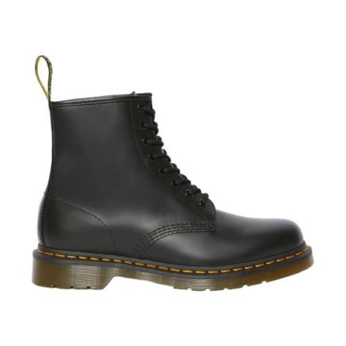 Dr. Martens Svarta Snörstövlar, Klassisk Stil Black, Herr