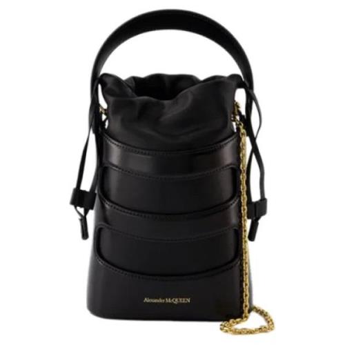 Alexander McQueen Laeder axelremsvskor Black, Dam