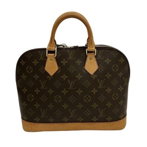 Louis Vuitton Vintage Pre-owned Canvas handvskor Brown, Dam