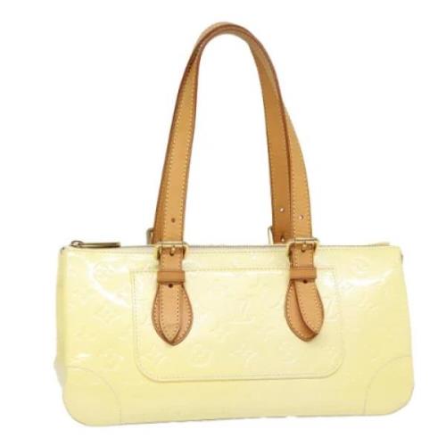 Louis Vuitton Vintage Pre-owned Laeder handvskor Beige, Dam