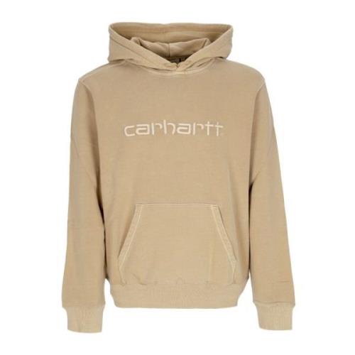 Carhartt Wip Lättvikts huvtröja Duster Dammig Brun Beige, Herr