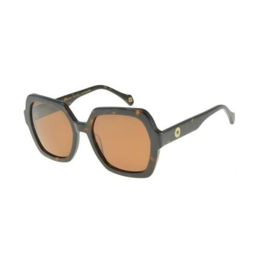 Ines De La Fressange Paris Monica Solaires Acetat Brown, Dam