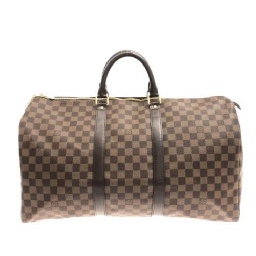 Louis Vuitton Vintage Pre-owned Canvas handvskor Brown, Dam