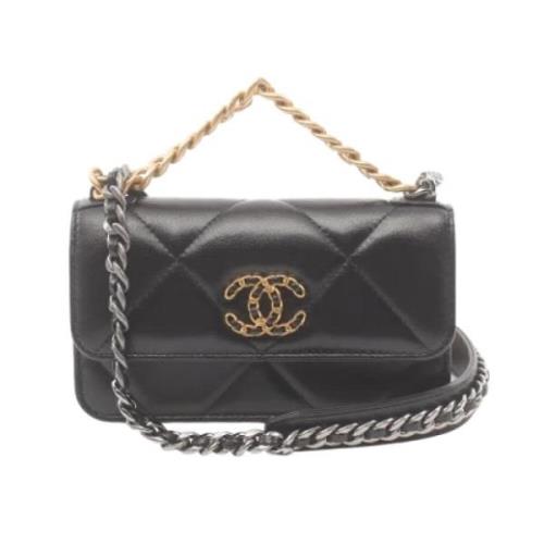 Chanel Vintage Pre-owned Laeder chanel-vskor Black, Dam