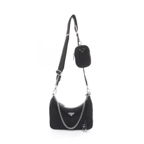 Prada Vintage Pre-owned Laeder prada-vskor Black, Dam