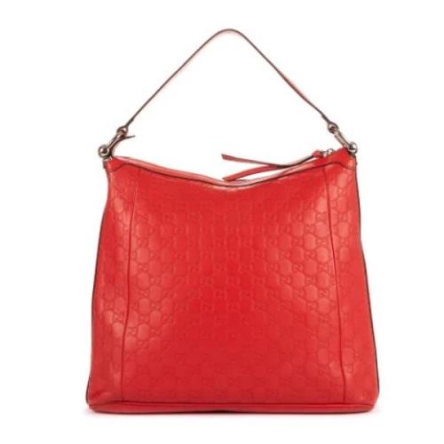 Gucci Vintage Pre-owned Laeder handvskor Red, Dam