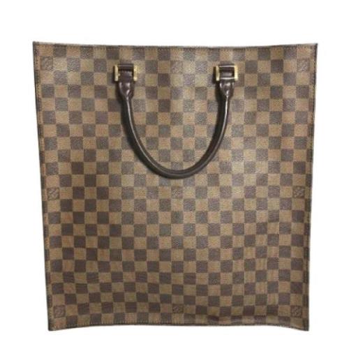 Louis Vuitton Vintage Pre-owned Tyg louis-vuitton-vskor Brown, Dam