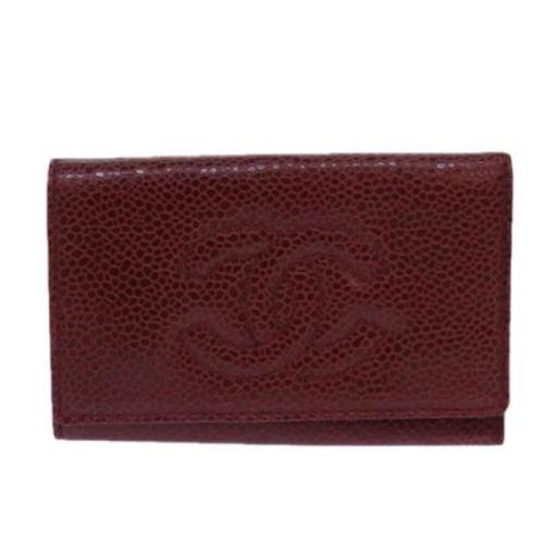 Chanel Vintage Pre-owned Laeder nyckelhllare Red, Dam