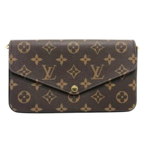 Louis Vuitton Vintage Pre-owned Tyg louis-vuitton-vskor Brown, Dam