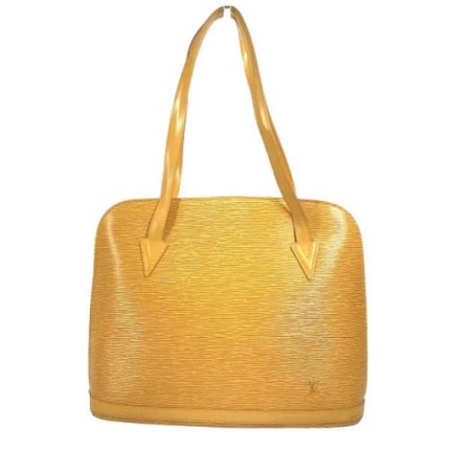 Louis Vuitton Vintage Pre-owned Laeder louis-vuitton-vskor Yellow, Dam