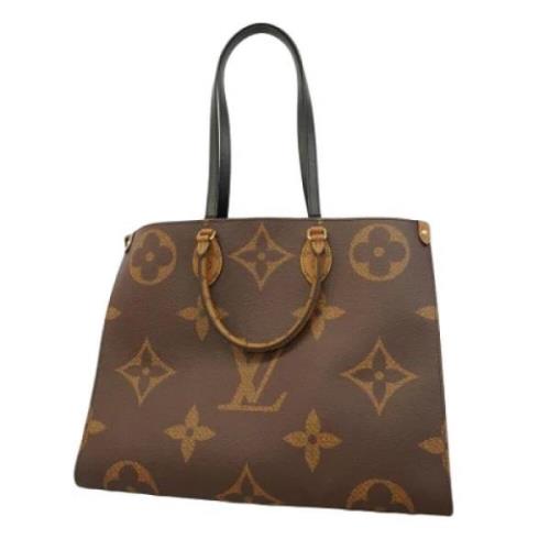 Louis Vuitton Vintage Pre-owned Tyg louis-vuitton-vskor Brown, Dam