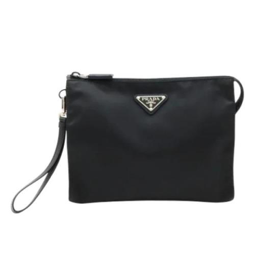 Prada Vintage Pre-owned Nylon prada-vskor Black, Dam