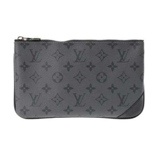 Louis Vuitton Vintage Pre-owned Tyg louis-vuitton-vskor Black, Dam