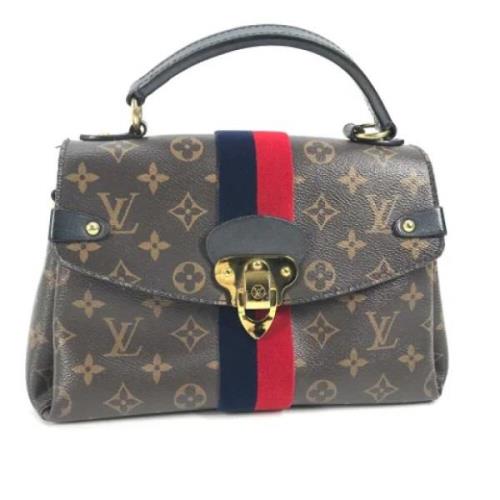 Louis Vuitton Vintage Pre-owned Tyg louis-vuitton-vskor Brown, Dam