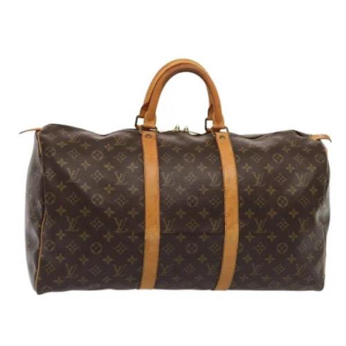 Louis Vuitton Vintage Pre-owned Canvas resvskor Brown, Dam