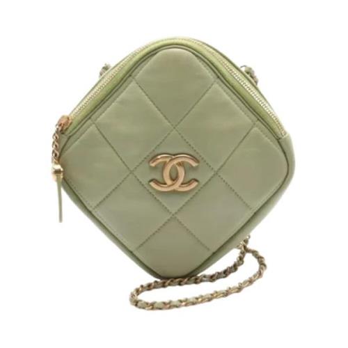 Chanel Vintage Pre-owned Laeder chanel-vskor Green, Dam