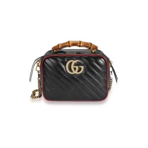 Gucci Vintage Pre-owned Laeder gucci-vskor Black, Dam