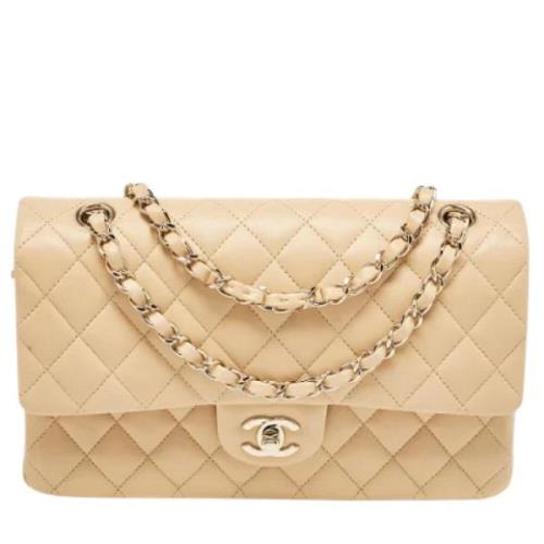 Chanel Vintage Pre-owned Laeder chanel-vskor Beige, Dam