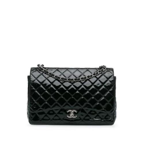 Chanel Vintage Pre-owned Laeder axelremsvskor Black, Dam