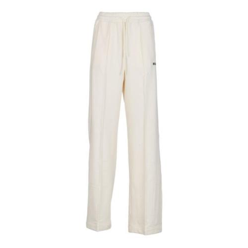 Msgm Beige Joggingbyxor för kvinnor Beige, Dam