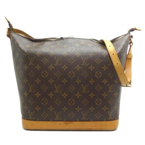 Louis Vuitton Vintage Pre-owned Canvas axelremsvskor Brown, Dam