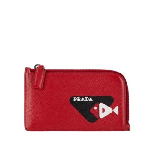 Prada Vintage Pre-owned Laeder hem-och-kontorstillbehr Red, Dam