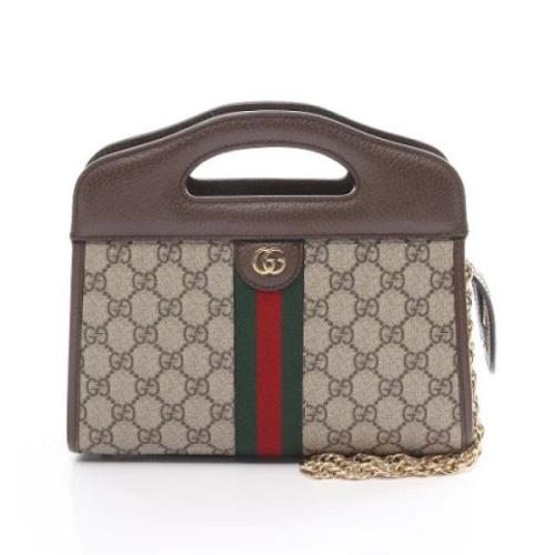 Gucci Vintage Pre-owned Laeder gucci-vskor Beige, Dam